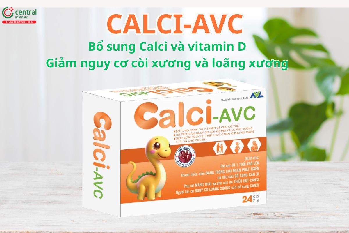 Calci-AVC hỗ trợ duy trì sức khỏe xương khớp cho cả trẻ em, phụ nữ mang thai, đang cho con bú