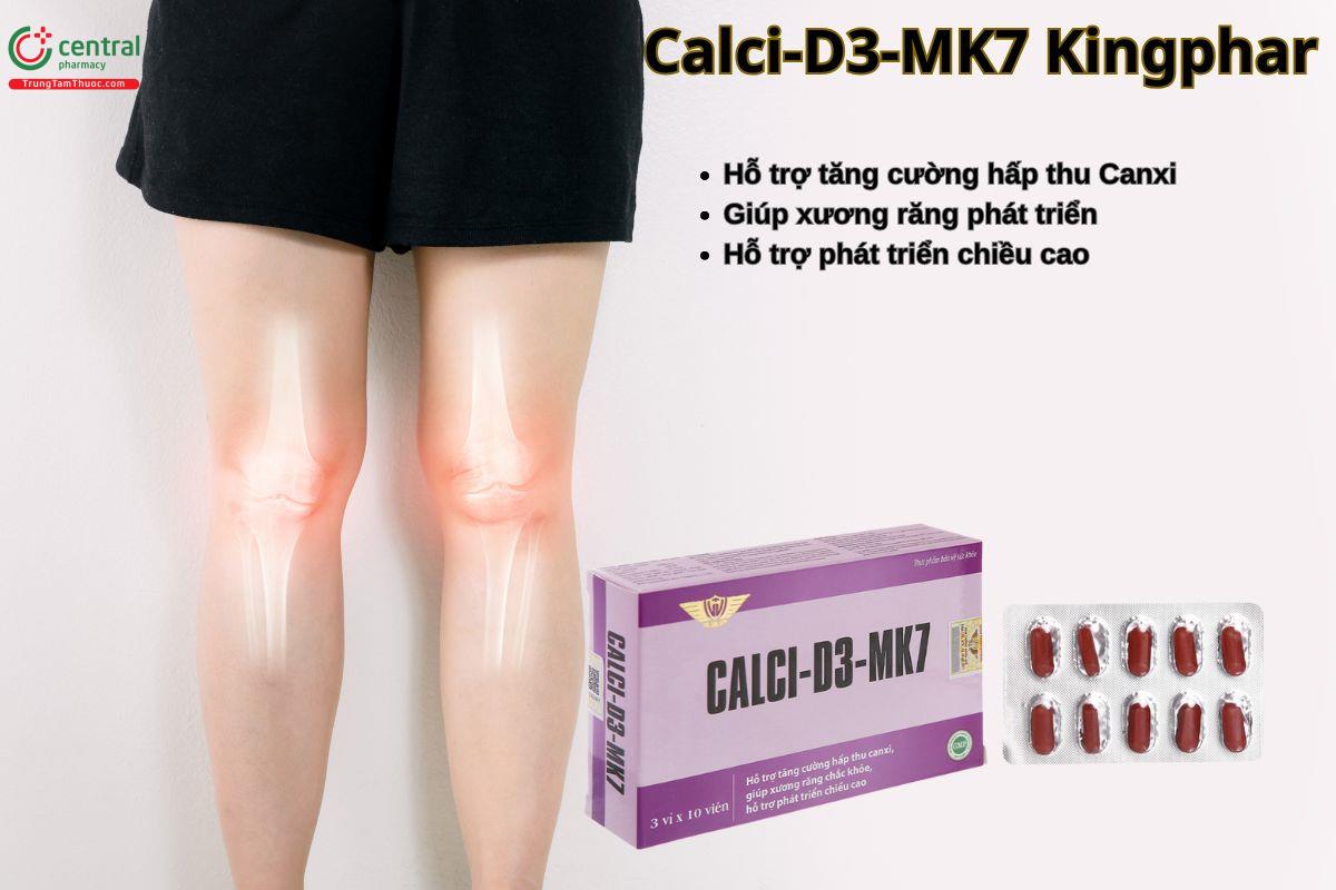 Calci-D3-MK7 Kingphar - Hỗ trợ phát triển chiều cao