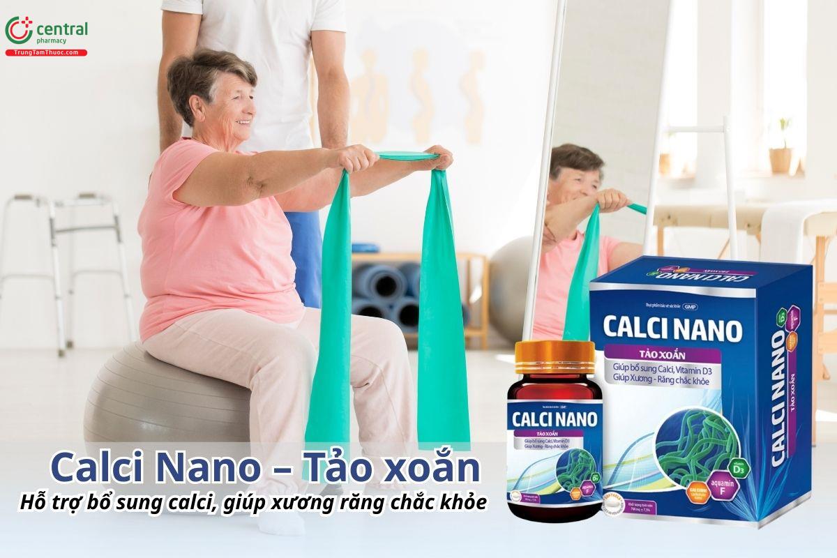 Calci Nano – Tảo xoắn hỗ trợ bổ sung calci, giúp xương răng chắc khỏe