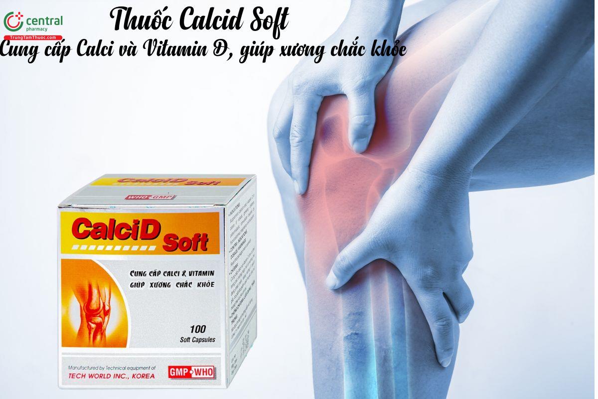 CalciD Soft chỉ định