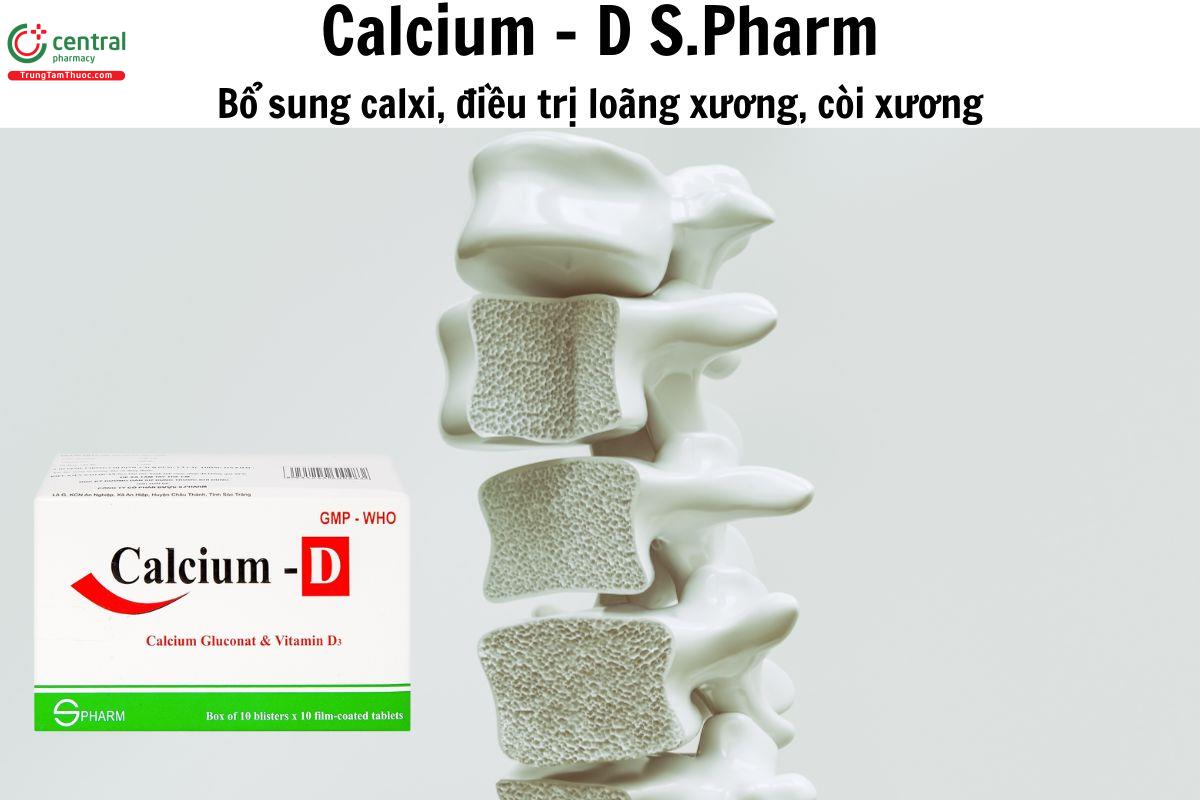 Chỉ định của Calcium - D S.Pharm