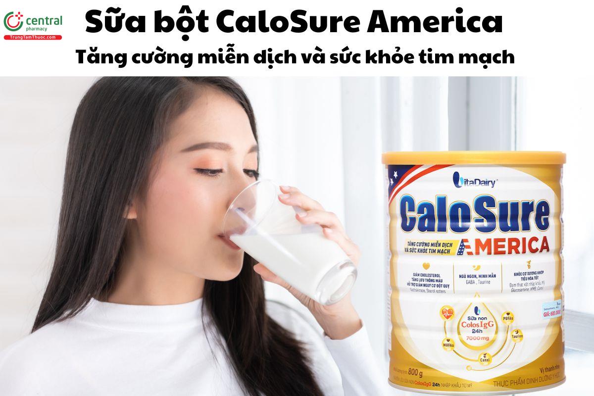 Sữa bột CaloSure America (Hộp 800gr) - Tăng cường miễn dịch 