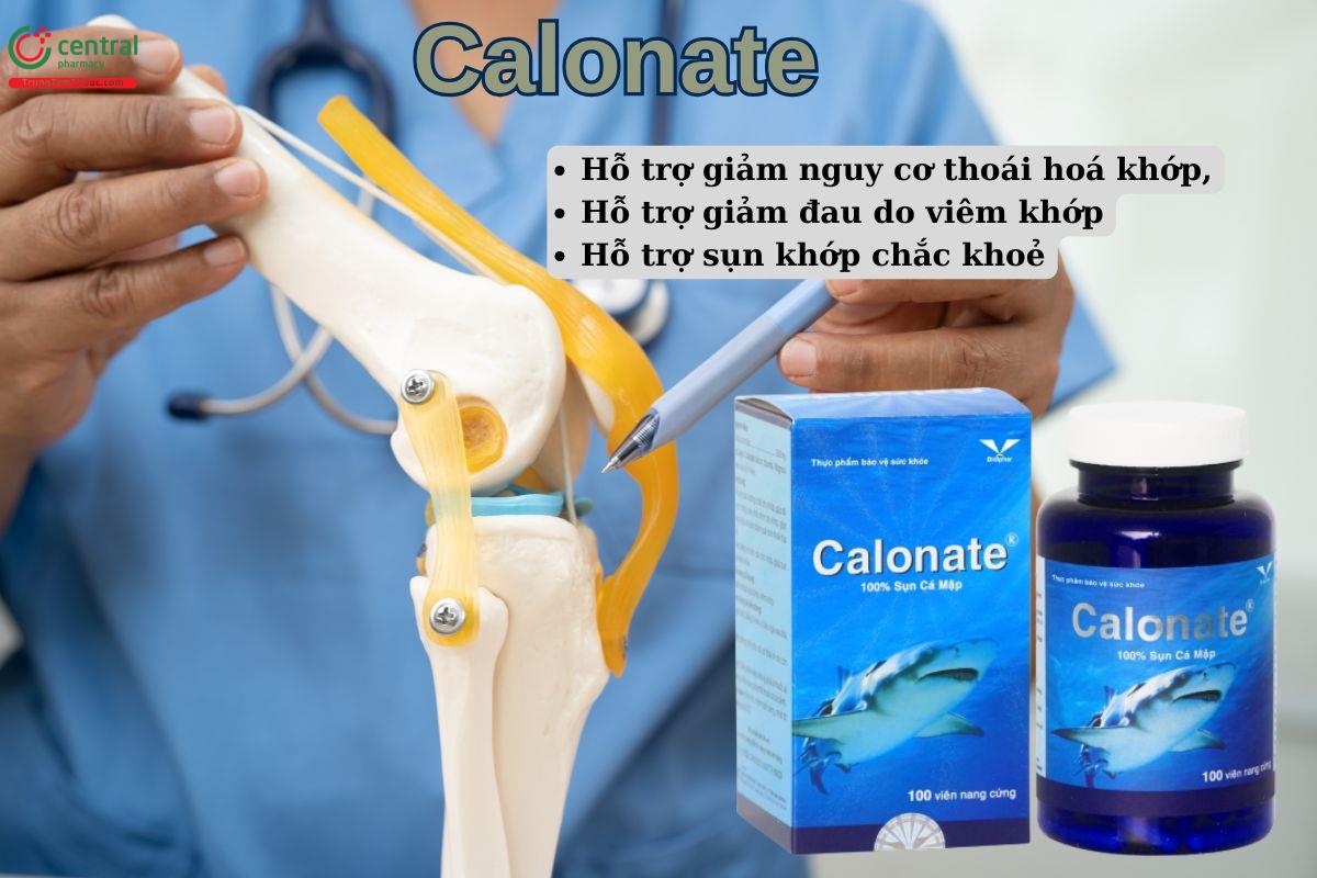 Viên uống Calonate giúp sụn khớp chắc khoẻ, tăng độ dẻo dai cho khớp