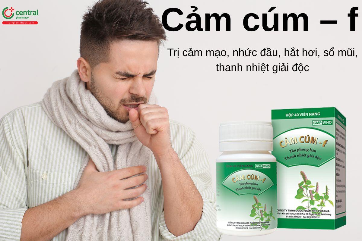 Thuốc Cảm cúm – f trị cảm mạo, nhức đầu, hắt hơi, sổ mũi, thanh nhiệt giải độc