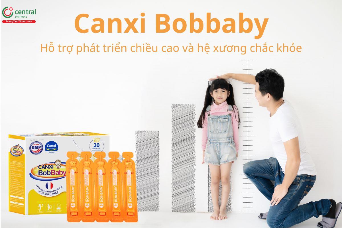 Canxi Bobbaby hỗ trợ phát triển chiều cao và hệ xương chắc khỏe