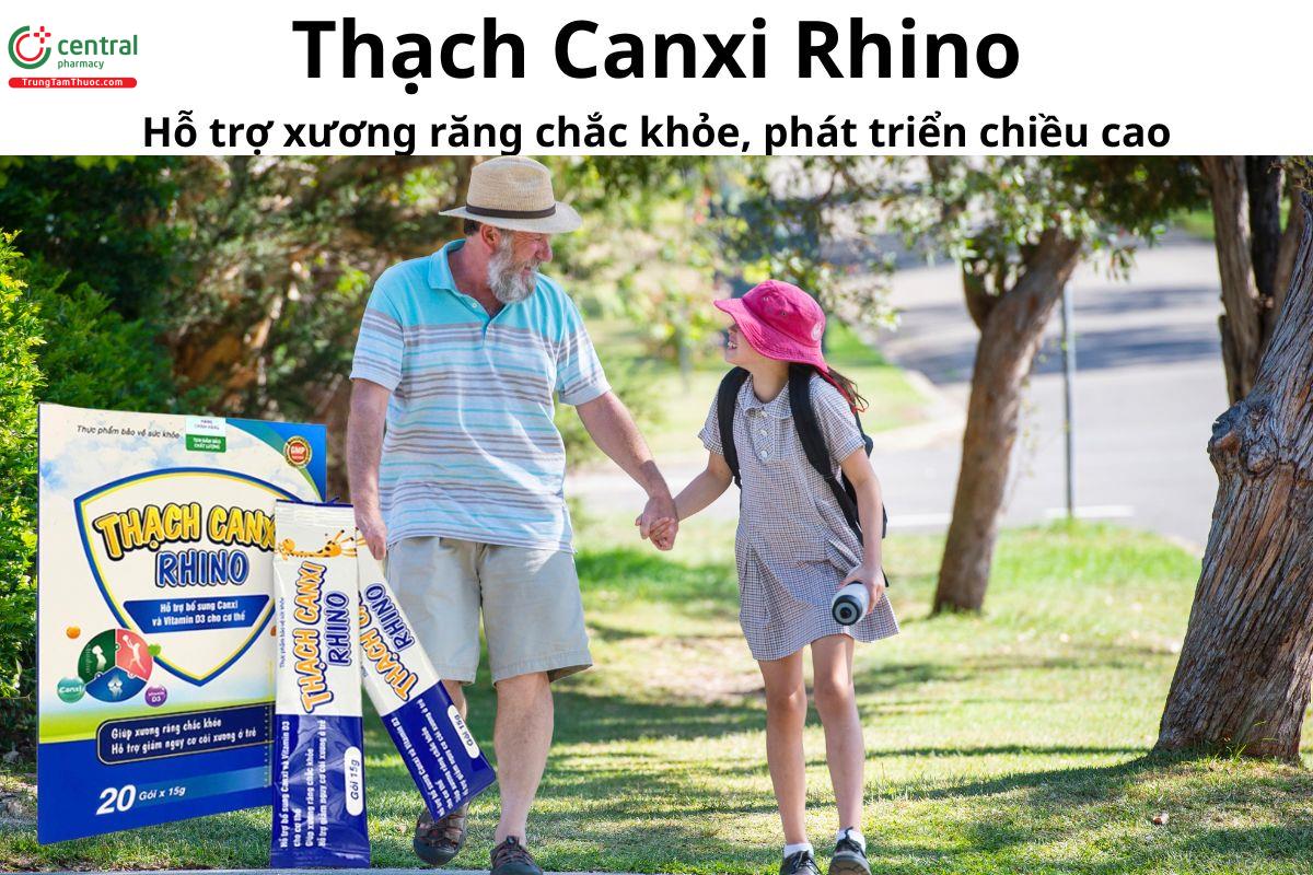 Thạch Canxi Rhino - Giúp bổ sung canxi và vitamin D3 cho cơ thể