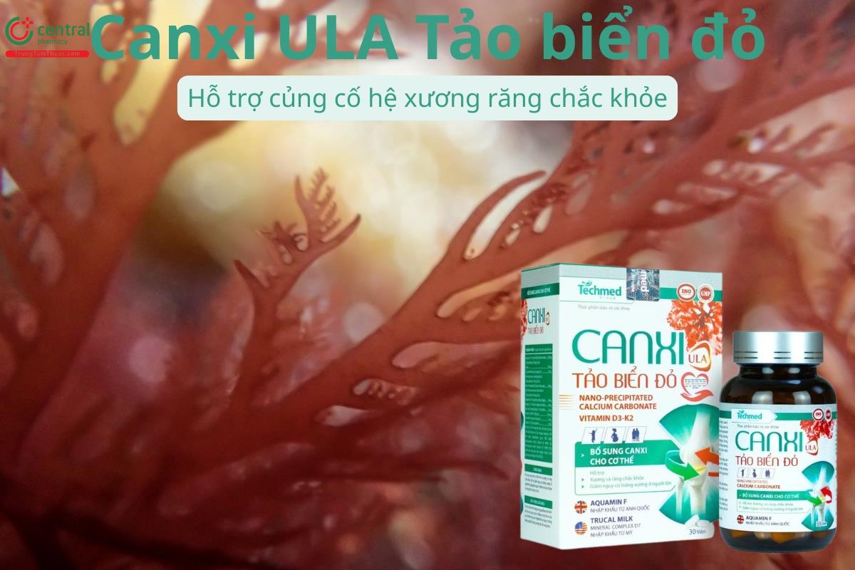 Canxi ULA Tảo biển đỏ hỗ trợ củng cố hệ xương răng chắc khỏe