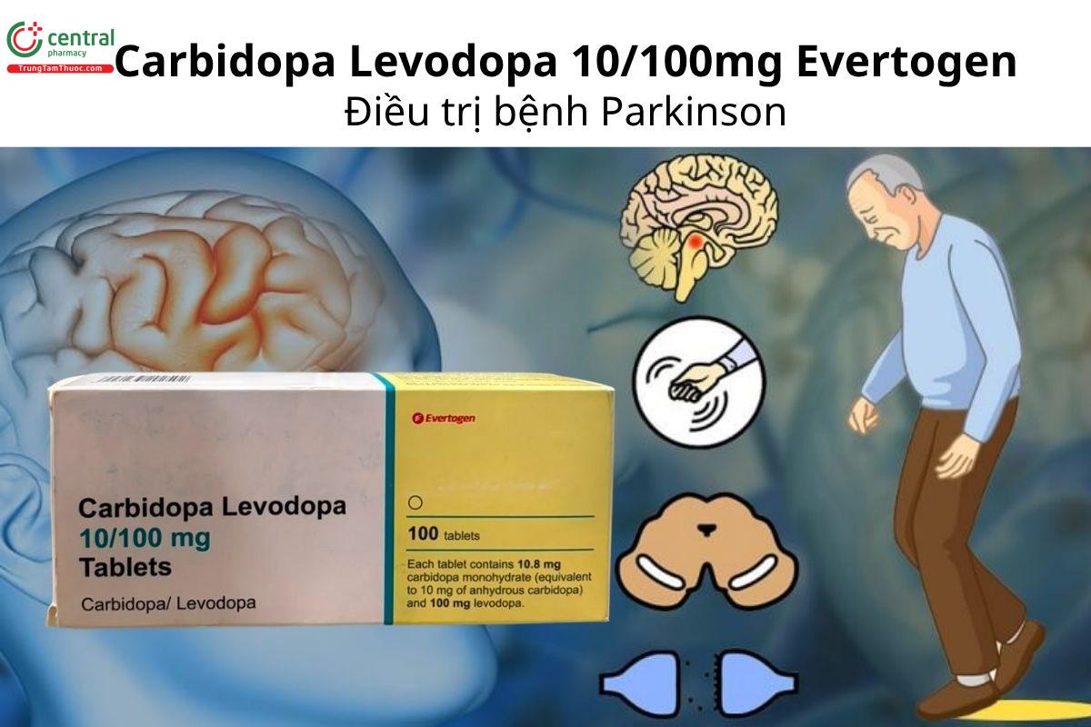 Thuốc Carbidopa Levodopa 10/100mg Evertogen - Điều trị bệnh Parkinson
