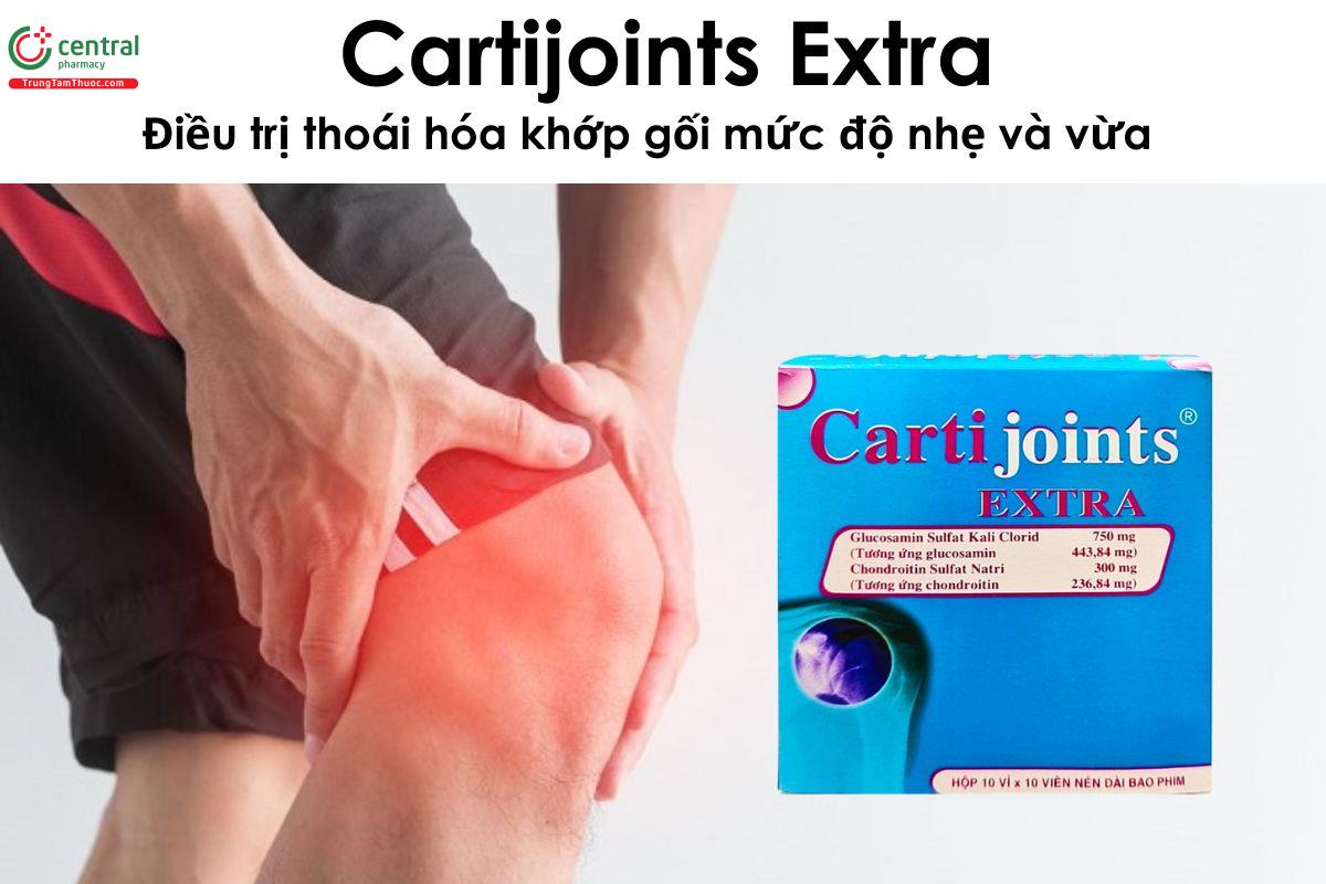 Thuốc Cartijoints Extra - điều trị thoái hóa khớp gối mức độ nhẹ và vừa