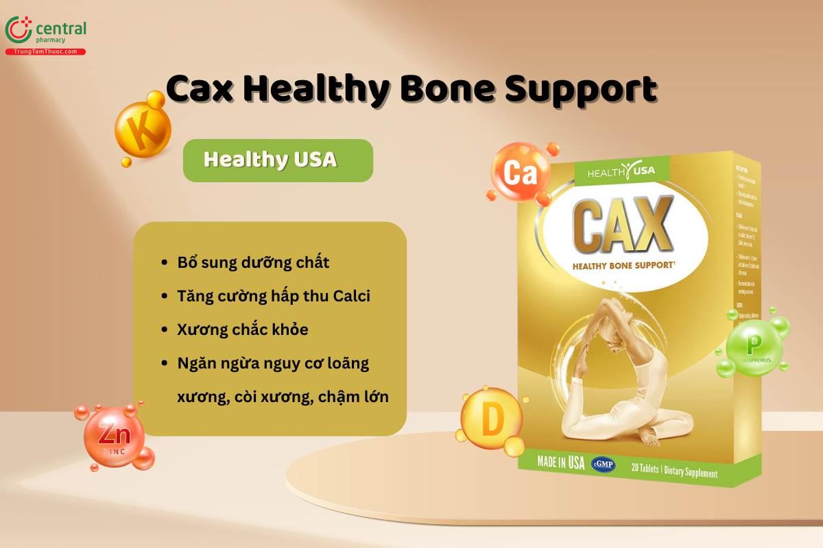 Cax Healthy Bone Support giúp xương chắc khỏe, ngăn ngừa loãng xương