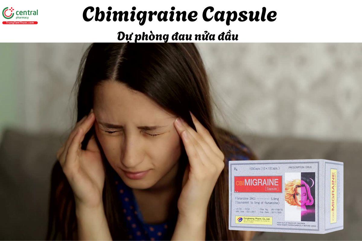 Thuốc Cbimigraine Capsule - Giúp dự phòng đau nửa đầu