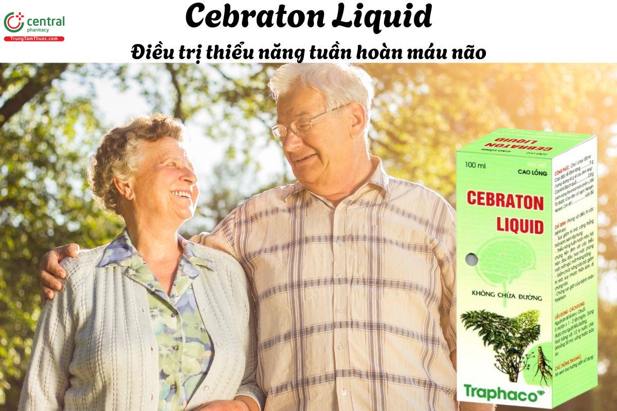 Thuốc Cebraton Liquid - Điều trị suy giảm trí nhớ, căng thẳng thần kinh