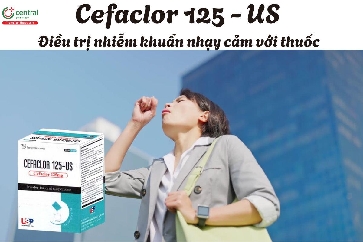 Thuốc Cefaclor 125 - US - Điều trị nhiễm khuẩn đường hô hấp, tiết niệu