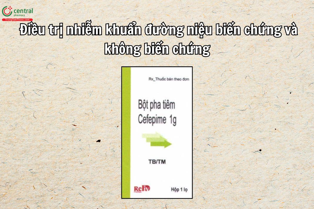 Cefepime 1g Reliv là kháng sinh bán tổng hợp thuộc nhóm cephalosporin thế hệ thứ 4