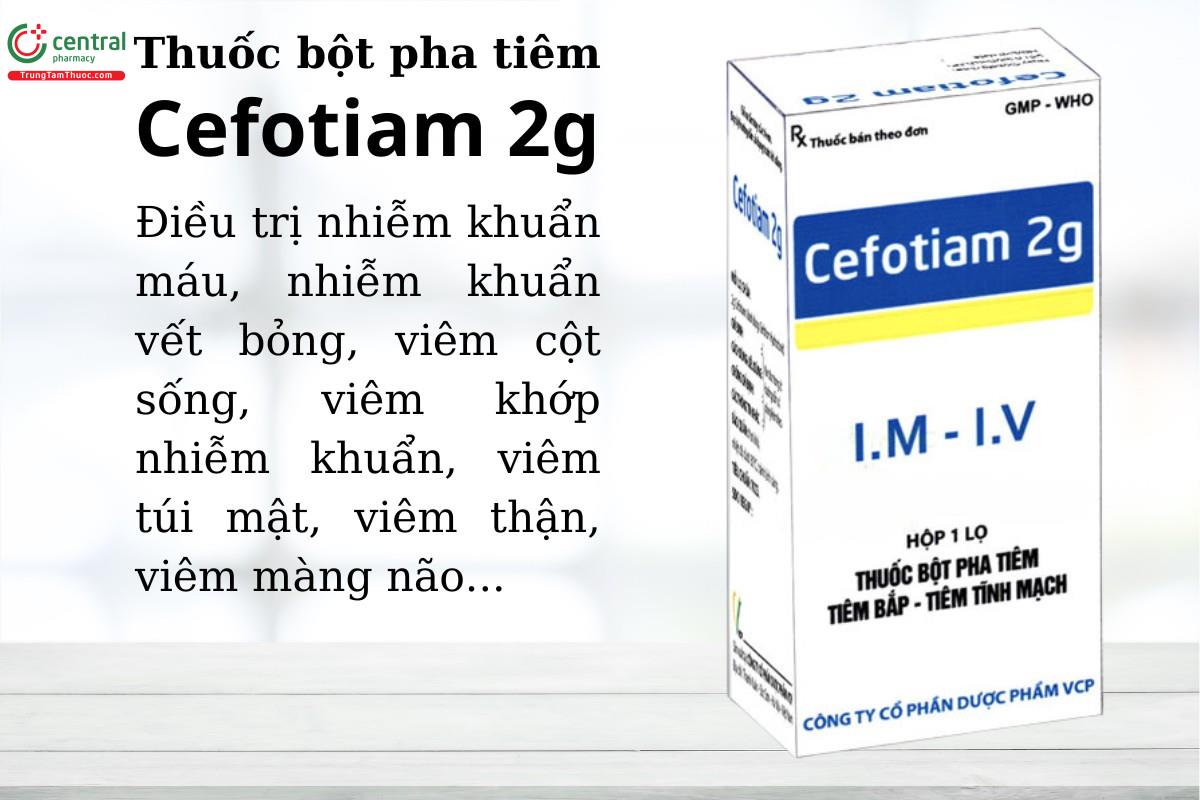 Cefotiam 2g VCP