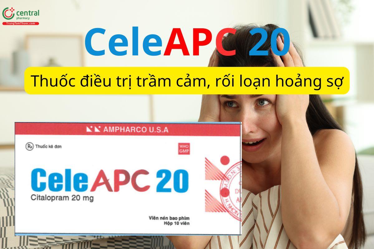 CeleAPC 20 điều trị trầm cảm, rối loạn hoảng sợ