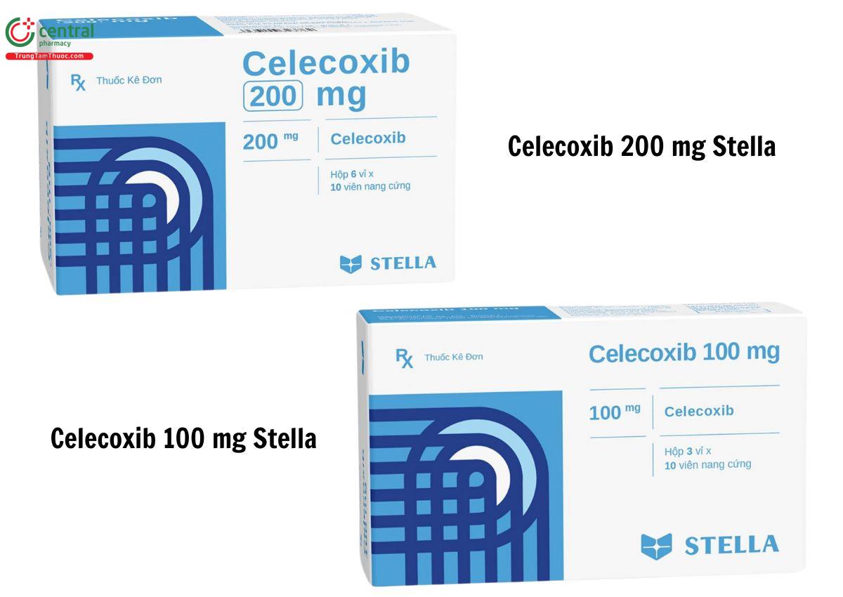 thuốc Celecoxib 100mg Stella và thuốc Celecoxib 200mg Stella