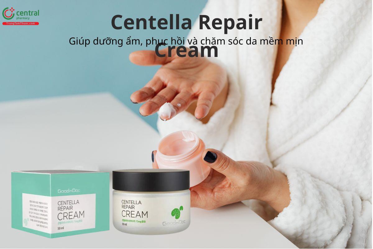 Kem Centella Repair Cream dưỡng ẩm, phục hồi và chăm sóc da mềm mịn
