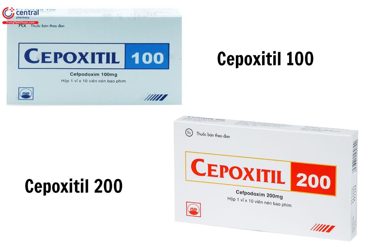 Phân biệt thuốc Cepoxitil 100mg và thuốc Cepoxitil 200mg