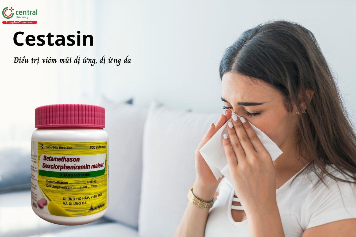 Thuốc Cestasin - Điều trị cho người bị dị ứng ở hệ hô hấp và da