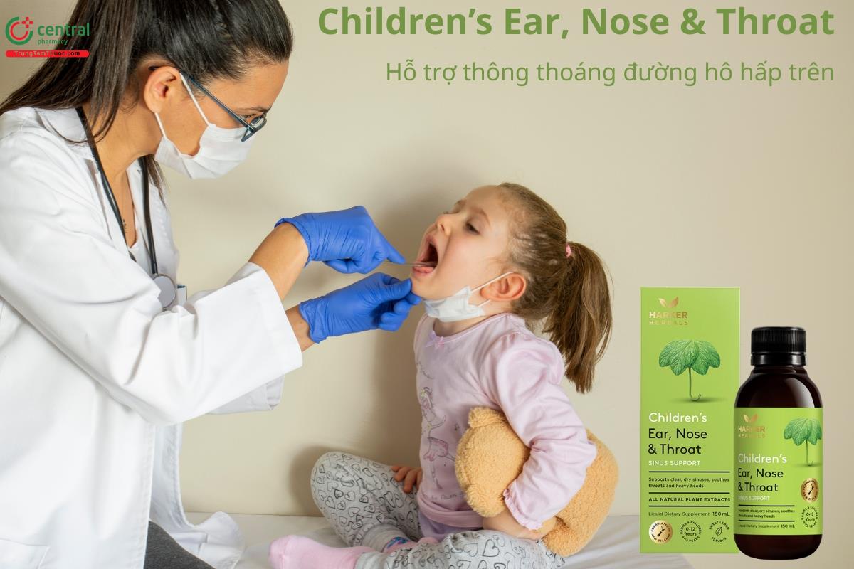 Children’s Ear, Nose & Throat hỗ trợ thông thoáng đường hô hấp trên