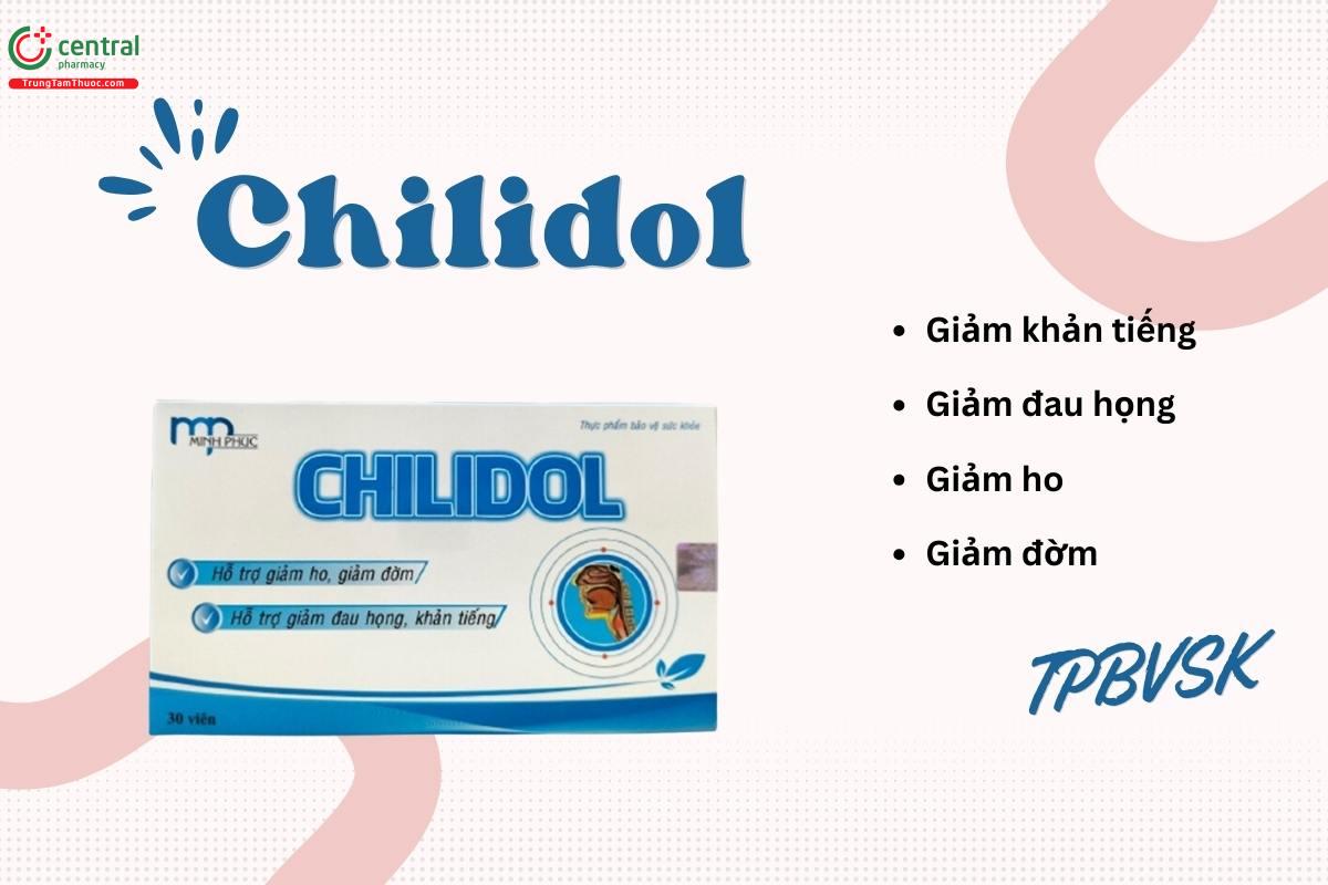 Chilidol sử dụng có tốt không? Tác dụng gì?