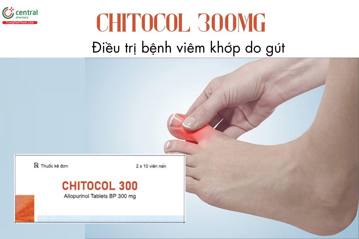Thuốc Chitocol 300mg - Điều trị bệnh viêm khớp do gút