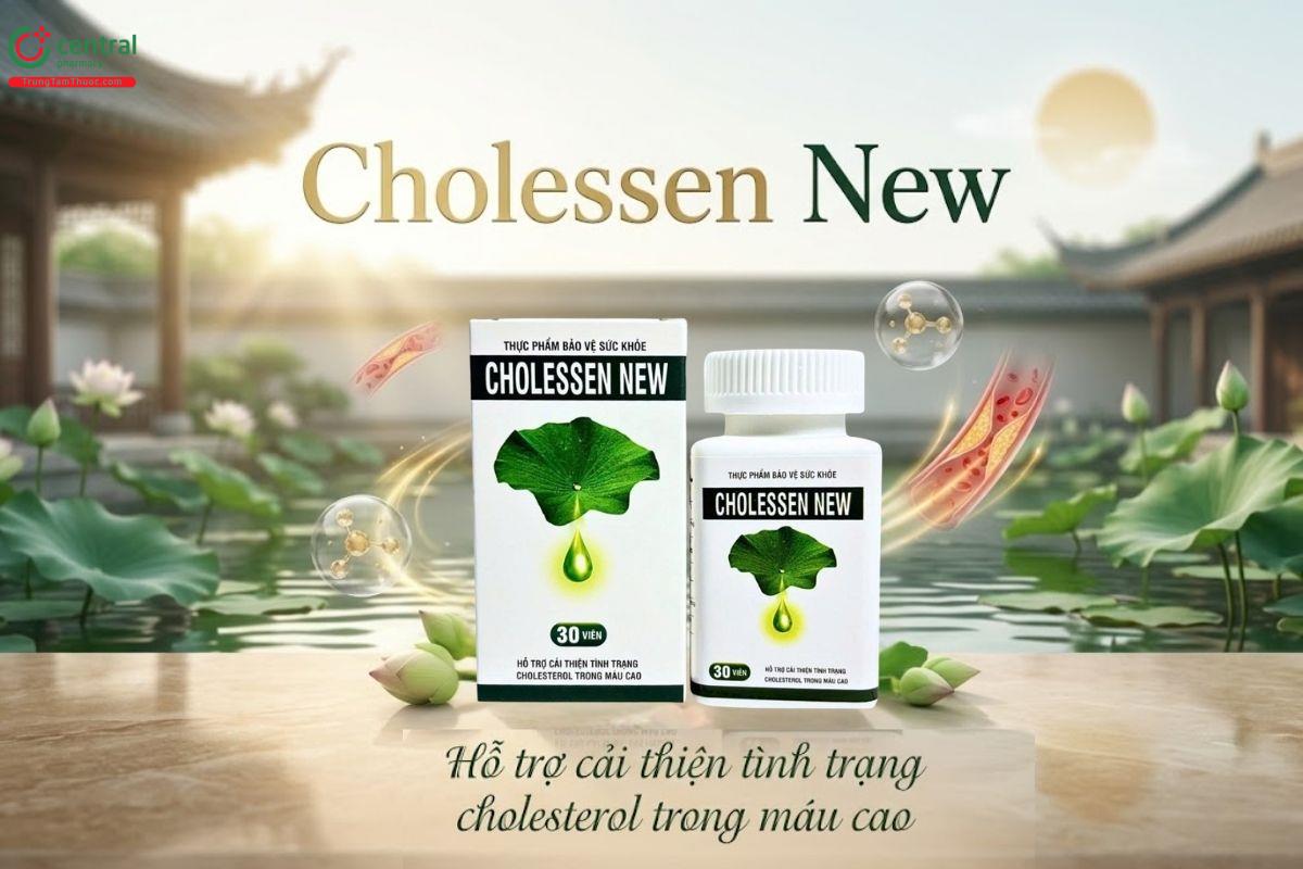 Cholessen New cải thiện tình trạng cholesterol cao trong máu