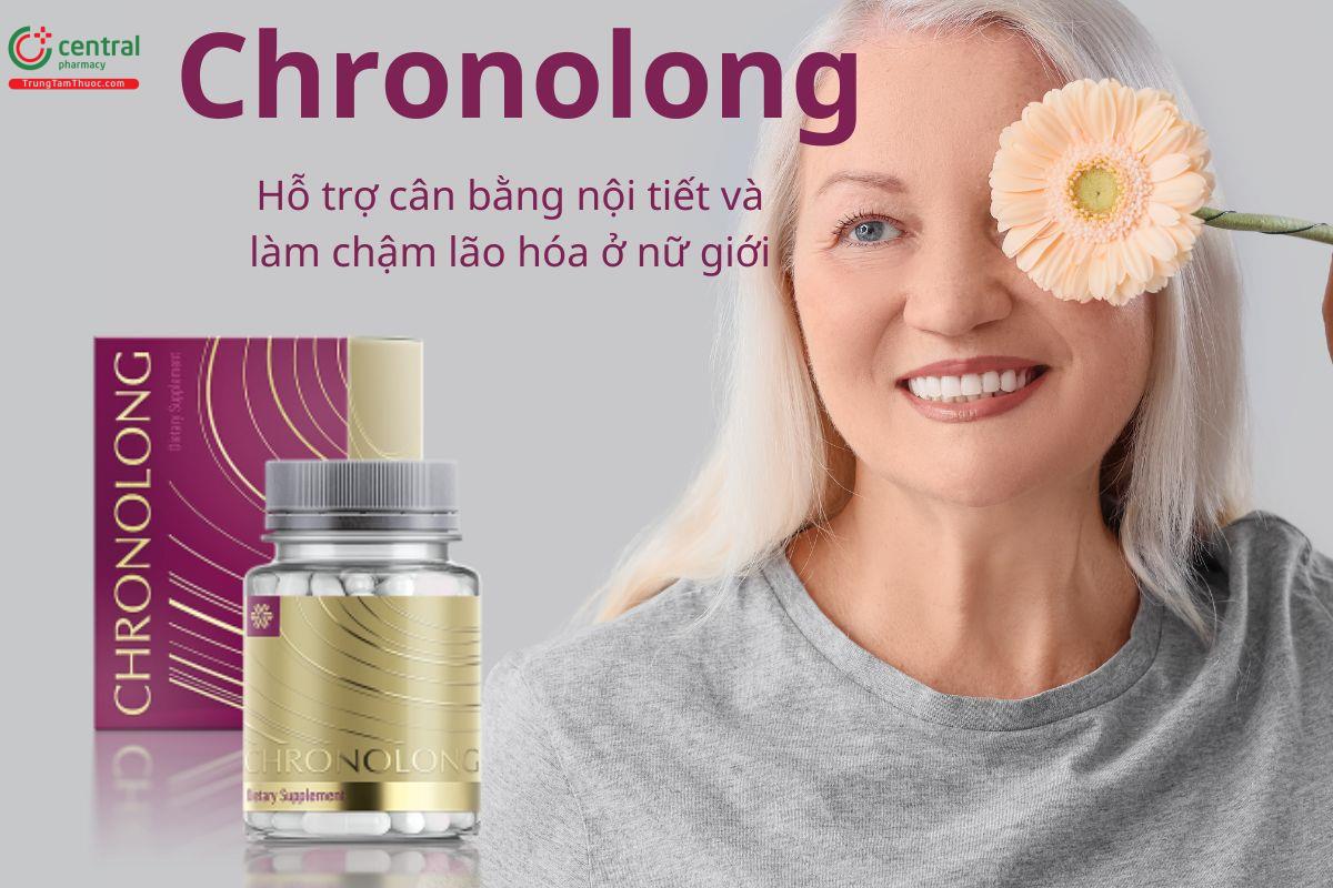 Chronolong hỗ trợ cân bằng nội tiết và làm chậm lão hóa ở nữ giới