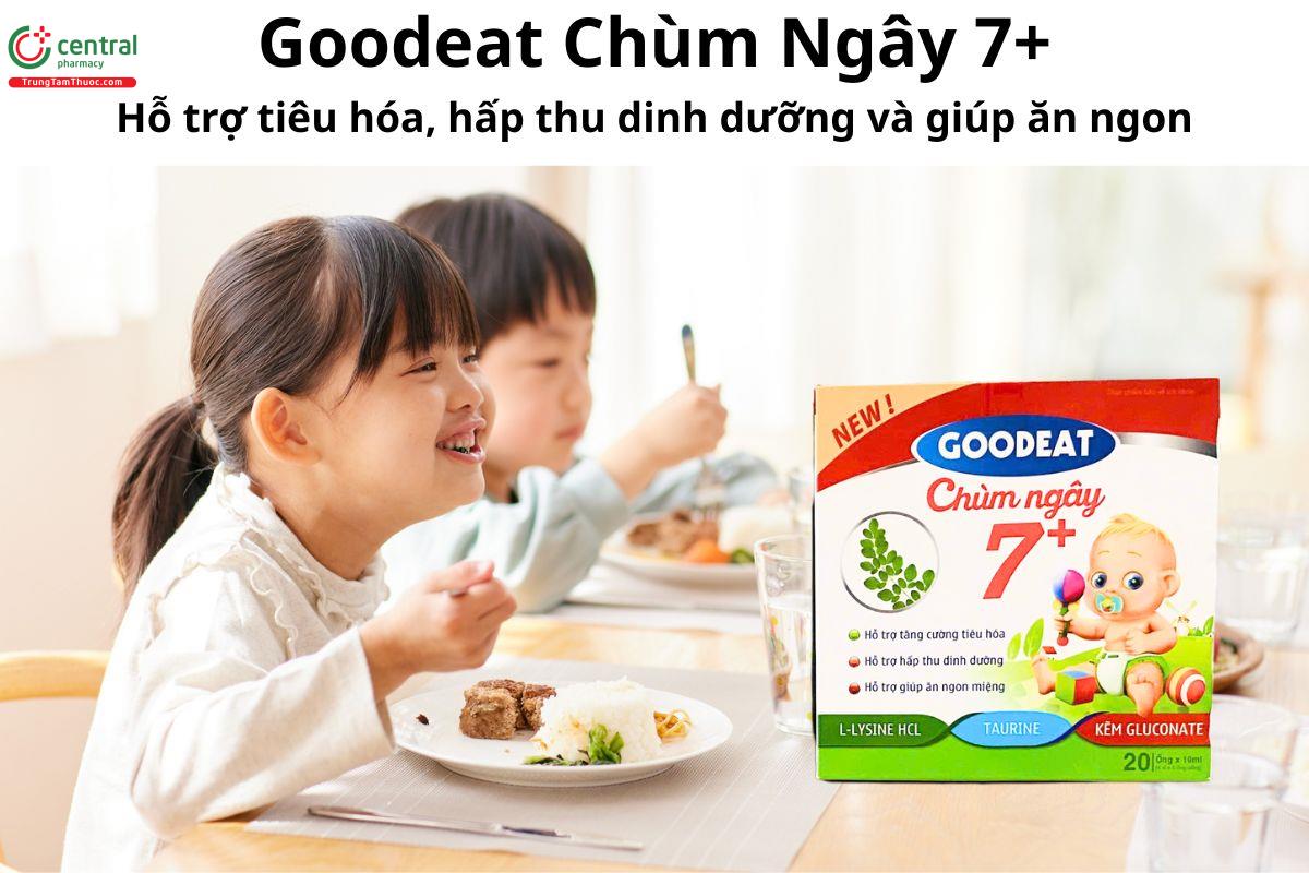 Goodeat Chùm Ngây 7+ - Giúp kích thích ăn ngon, cải thiện chức năng tiêu hóa