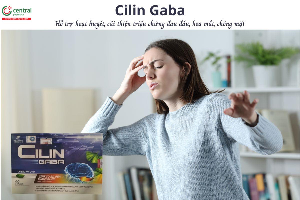 Cilin Gaba - Hoạt huyết, tăng tuần hoàn máu não, giảm đau đầu, chóng mắt