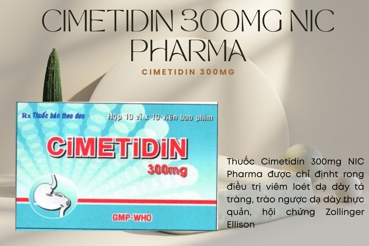 Cimetidin 300mg NIC Pharma
