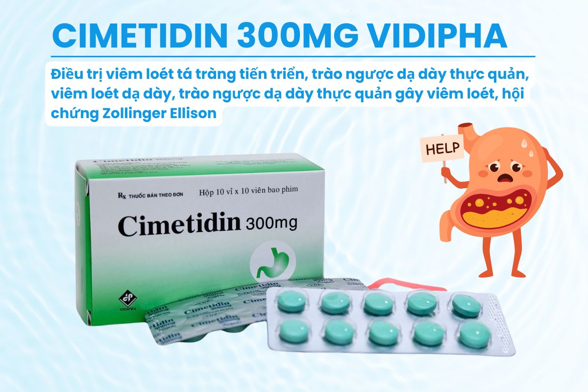 Cimetidin 300mg Vidipha