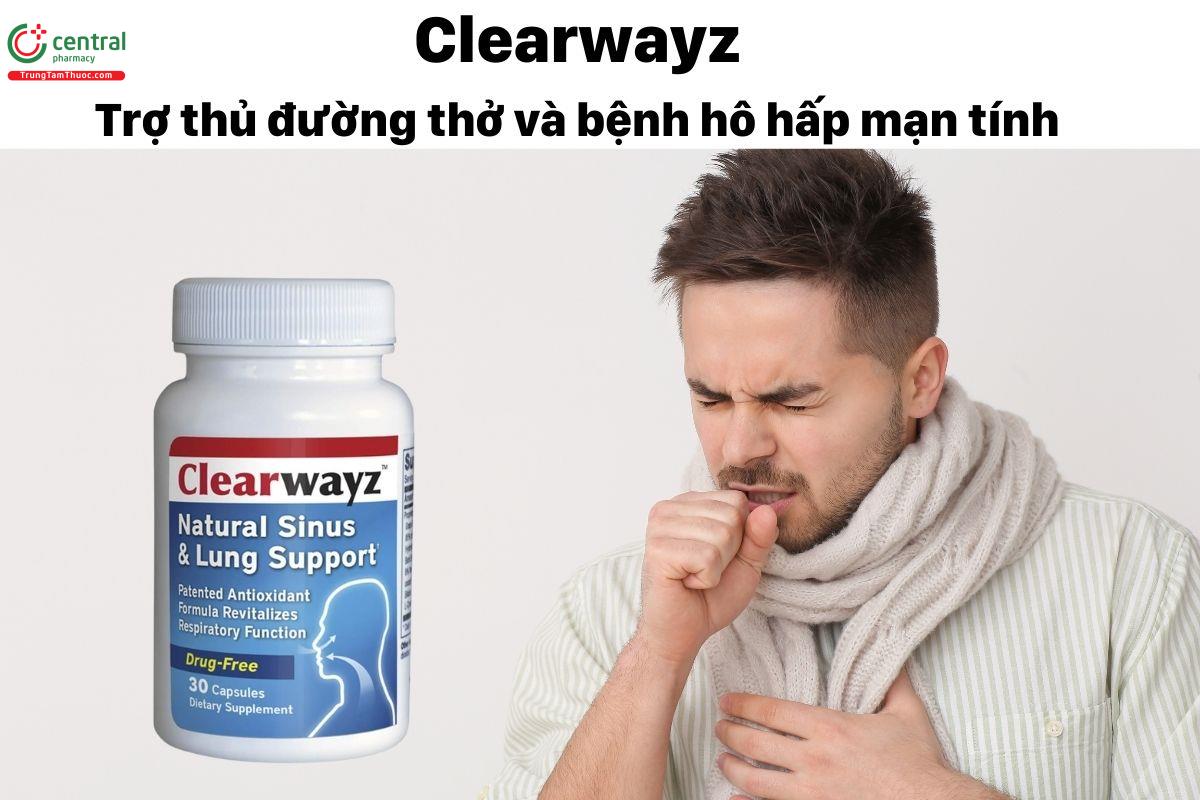 Clearwayz (Lọ) - Trợ thủ đường thở và bệnh lý đường hô hấp mạn tính