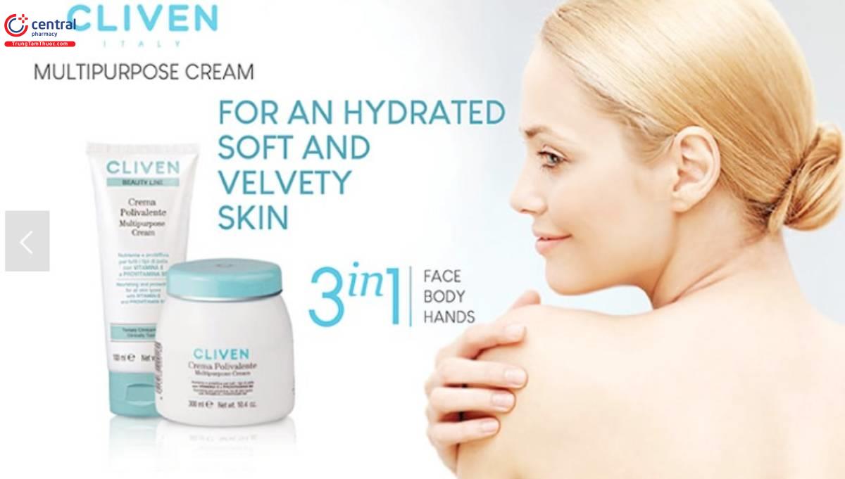 Công dụng của Cliven Crema Polivalente Multipurpose cream