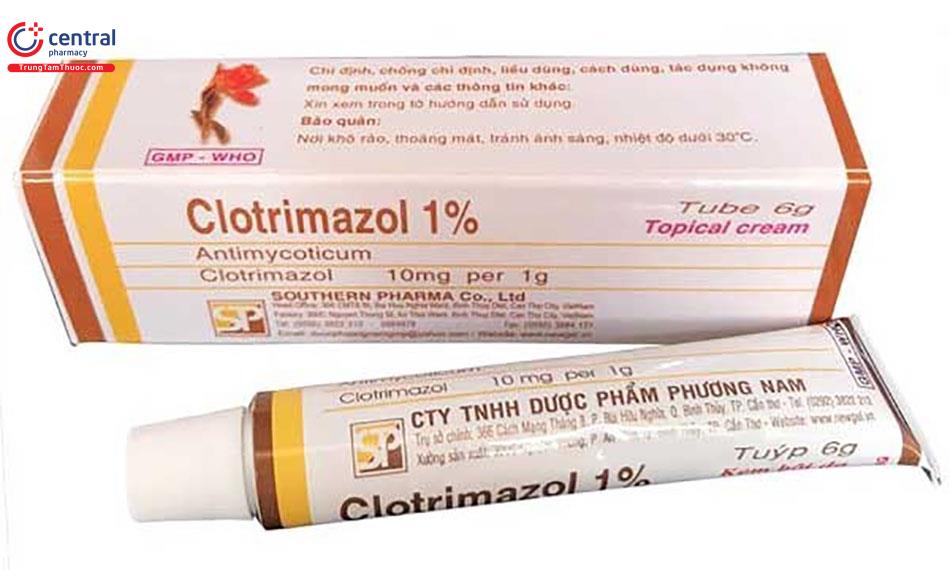 Kem trị nấm Clotrimazol 1%