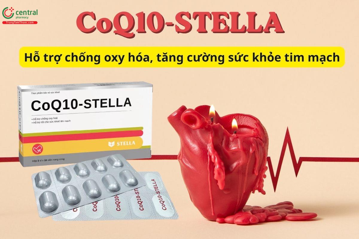 CoQ10-STELLA hỗ trợ chống oxy hóa, tăng cường sức khỏe tim mạch