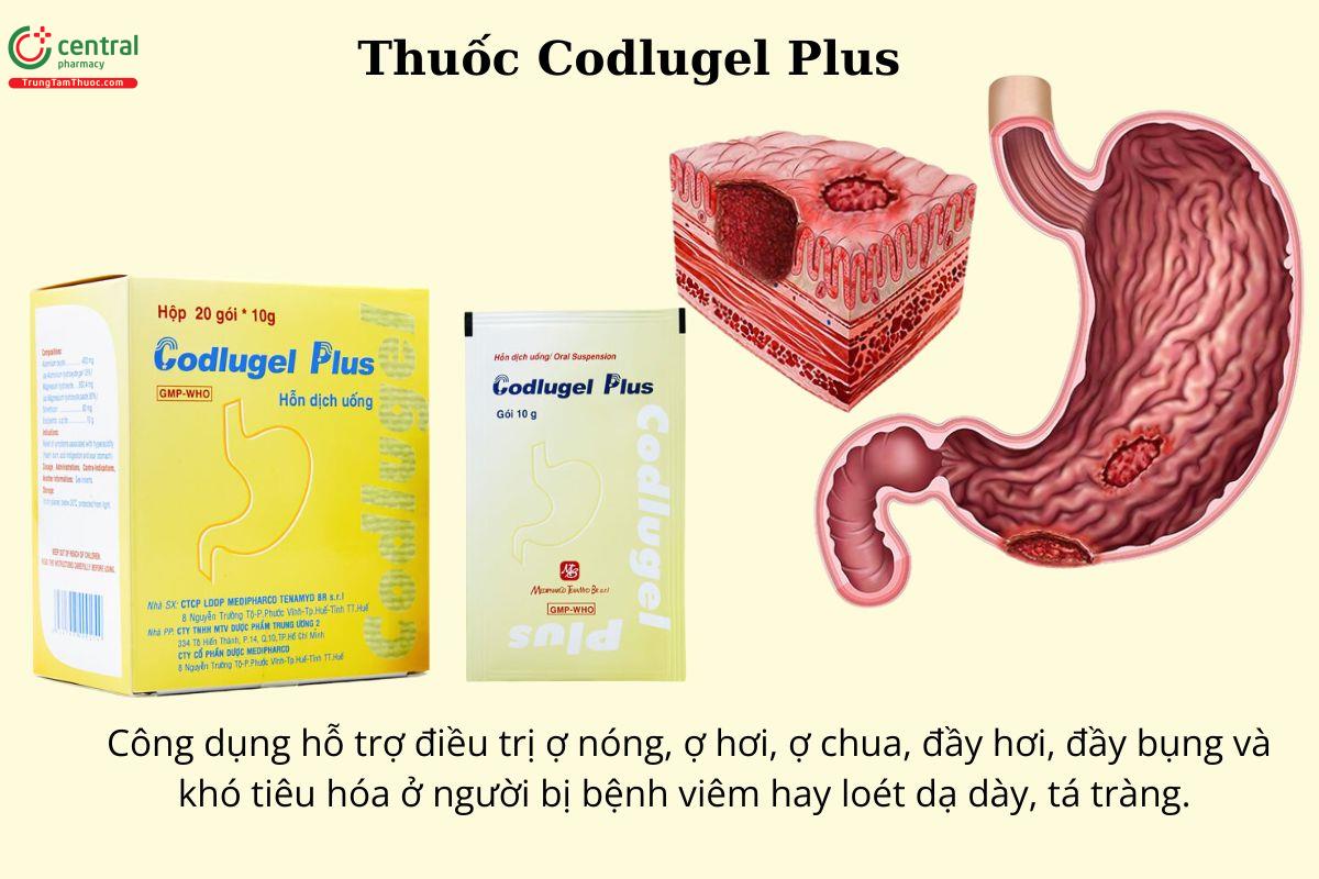 Chỉ định thuốc Codlugel Plus