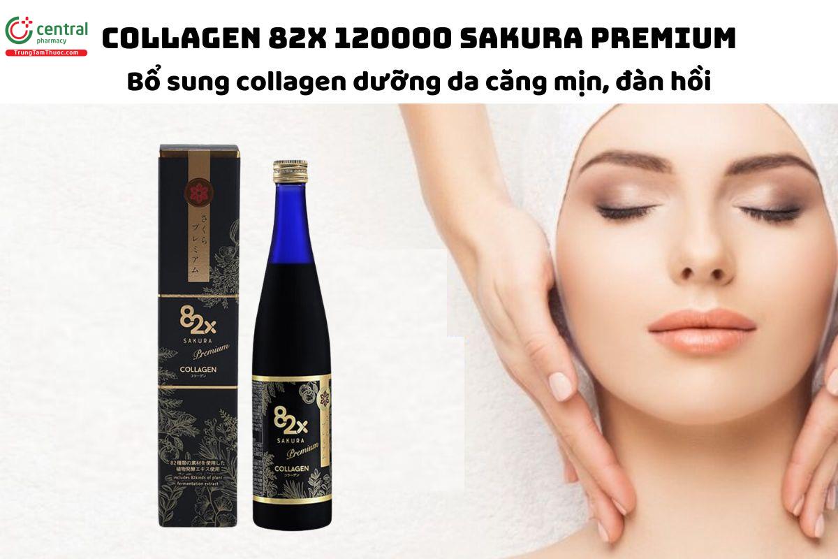 Collagen 82X 120000 Sakura Premium - Dưỡng da căng mịn, đàn hồi