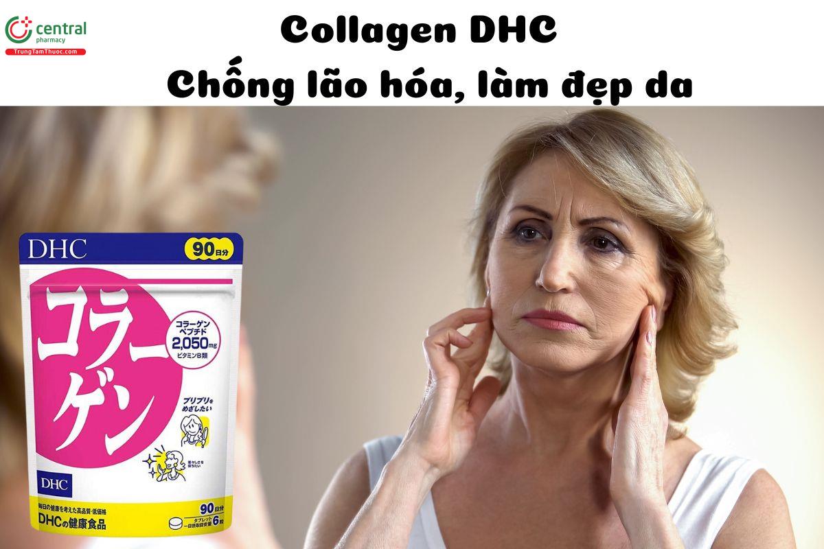  Collagen DHC (90 viên) bổ sung collagen cho cơ thể, giúp đẹp da