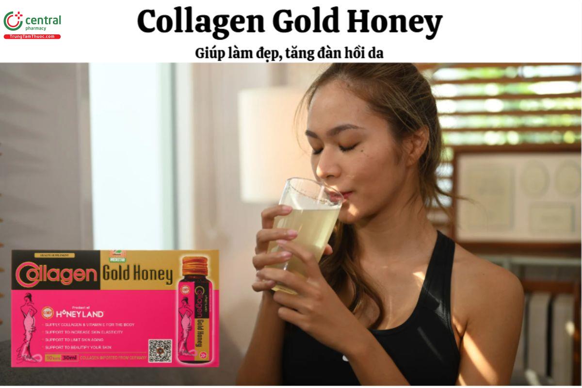 Collagen Gold Honey - Giúp làm đẹp, tăng đàn hồi da