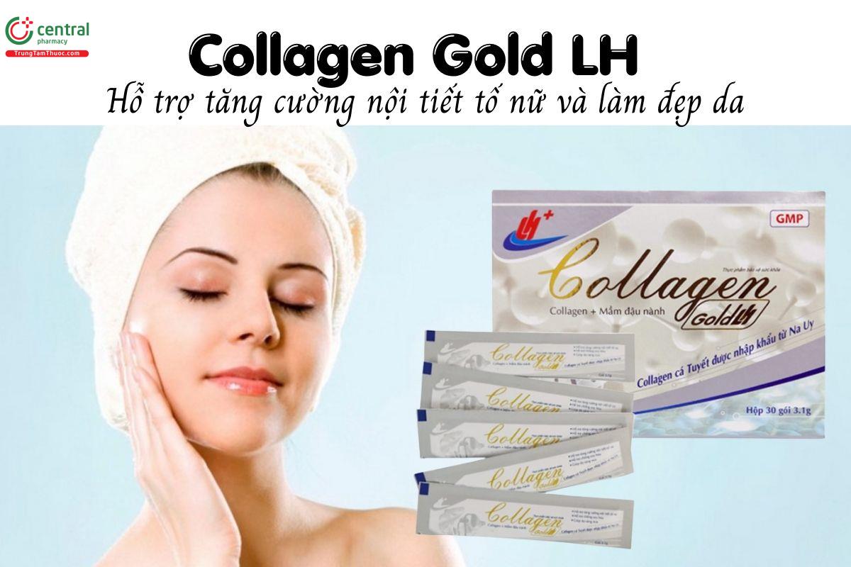 Collagen Gold LH - Hỗ trợ tăng cường nội tiết tố nữ và làm đẹp da
