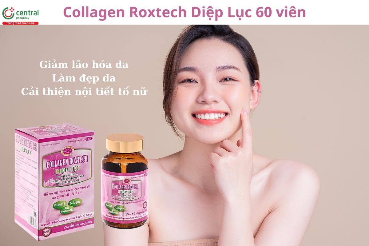 Collagen Roxtech Diệp Lục 60 viên 