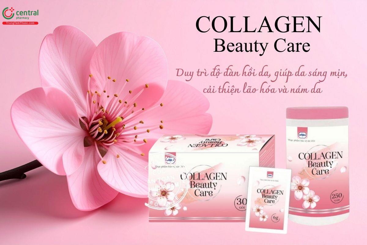 Collagen Beauty Care duy trì độ đàn hồi da, giúp da sáng mịn, cải thiện lão hóa và nám da