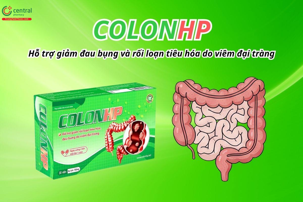 Colonhp hỗ trợ giảm đau bụng và rối loạn tiêu hóa do viêm đại tràng