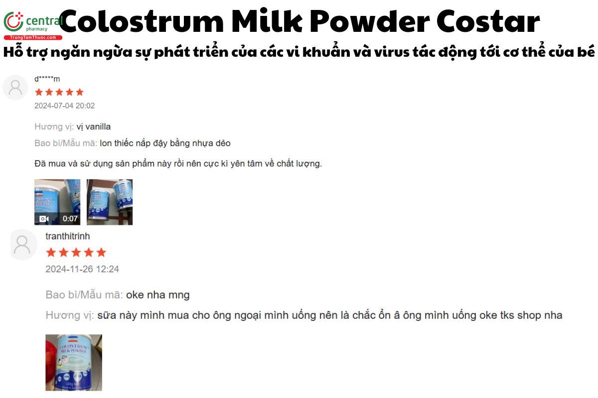 Sữa bột Colostrum Milk Powder Costar