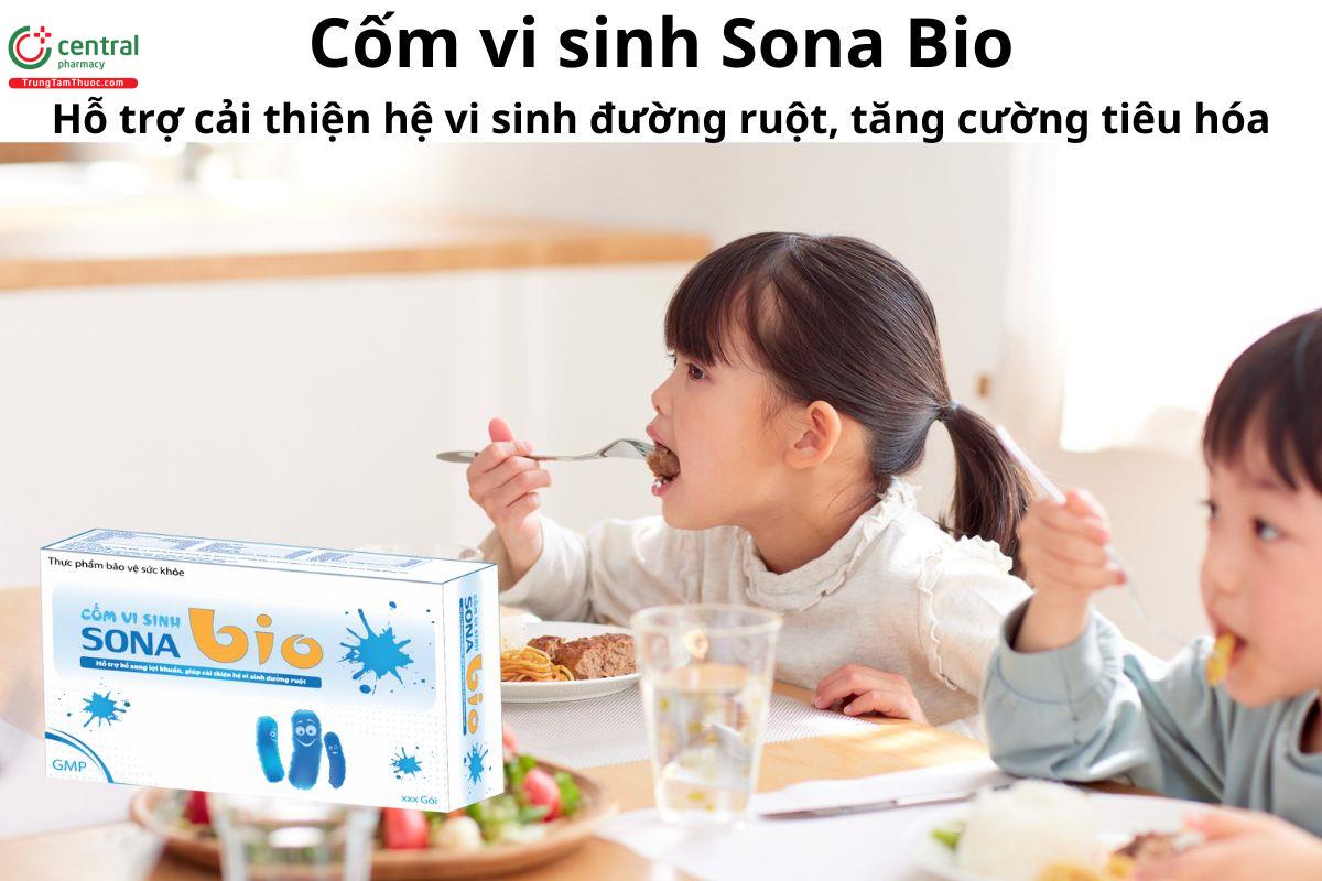 Cốm vi sinh Sona Bio - Giúp cân bằng hệ vi sinh đường ruột