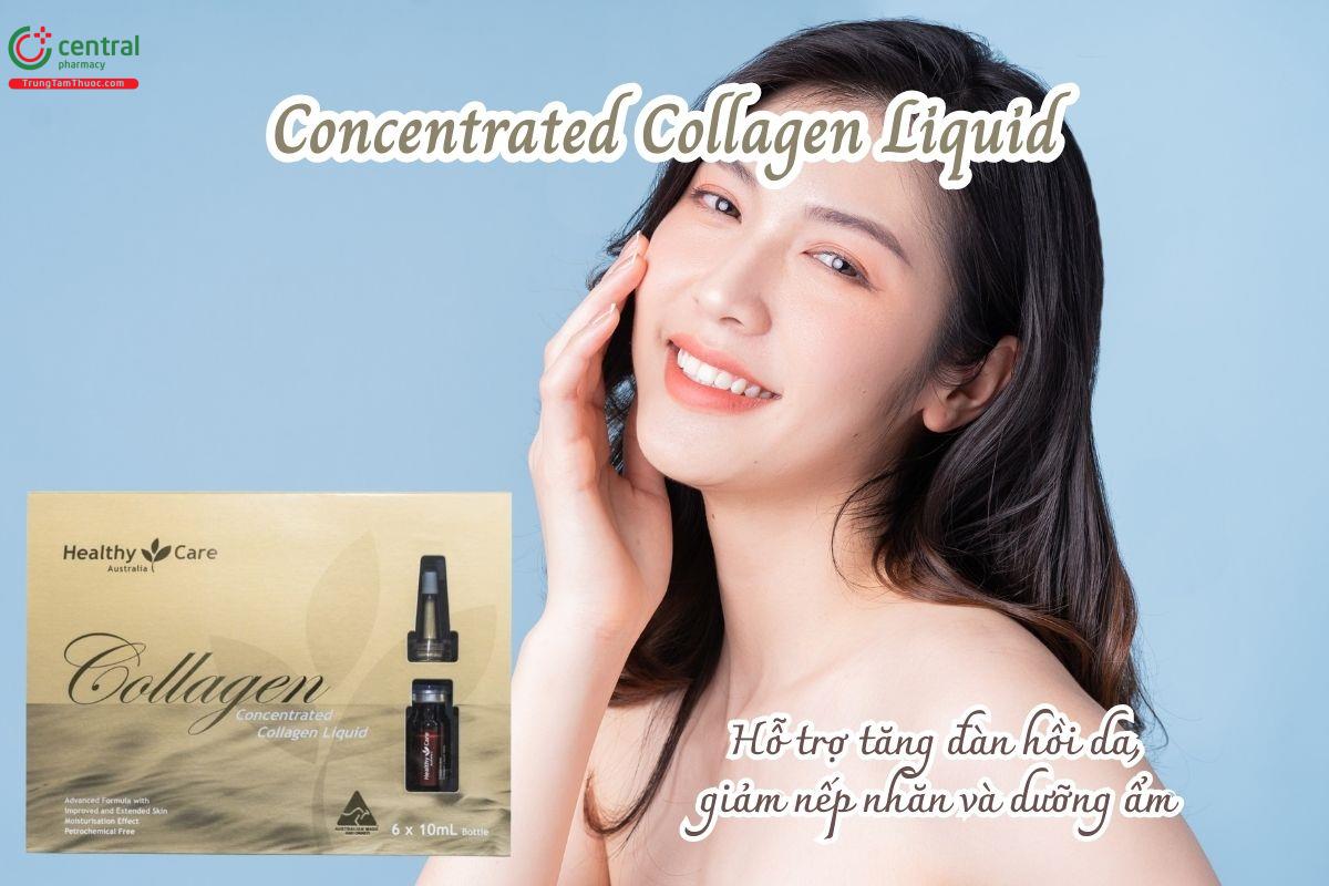 Concentrated Collagen Liquid hỗ trợ tăng đàn hồi da, giảm nếp nhăn và dưỡng ẩm