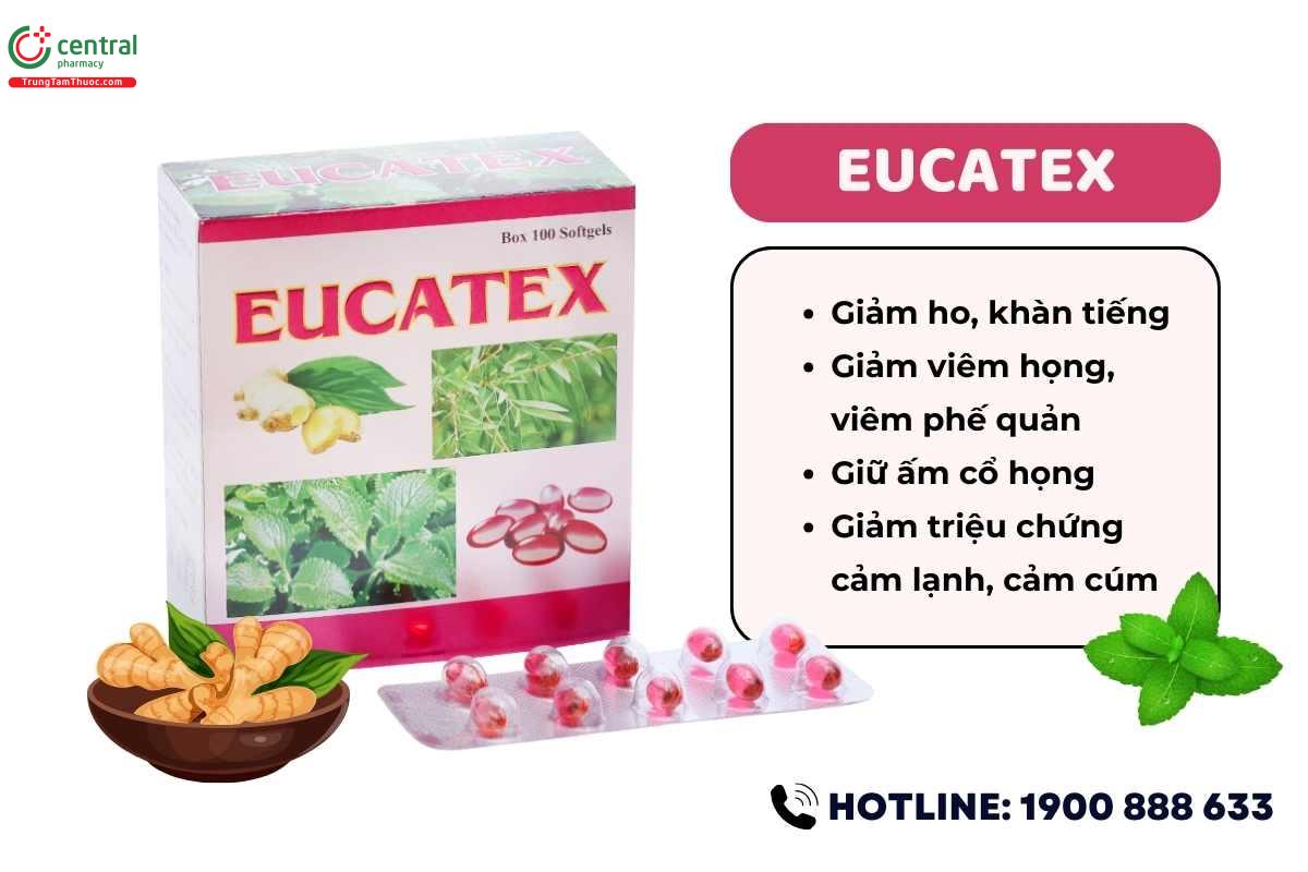 Tác dụng sản phẩm Eucatex hồng 