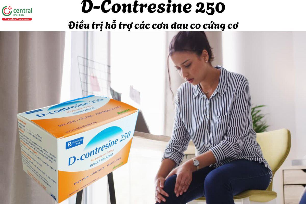 Thuốc D-Contresine 250 - Điều trị hỗ trợ giảm đau do co cứng cơ